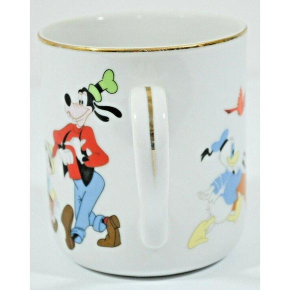 Vtg Walt Disney World Disneyland Coffee Tea Cup Mug Mickey Goofy Dumbo Pinocchio - Picture 5 of 8